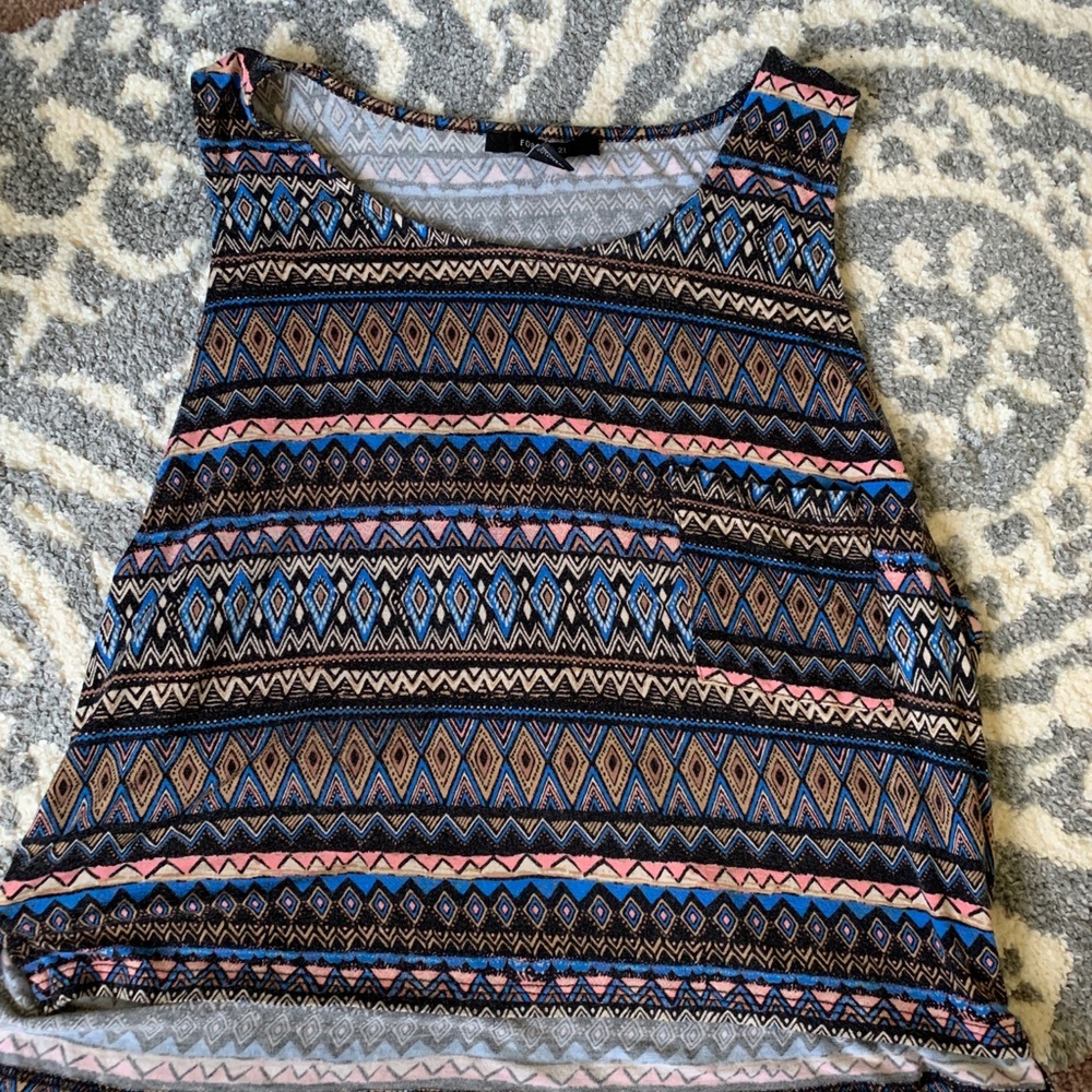 Slightly cropped tank top